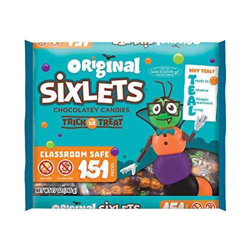 Sixlets Sweetworks Halloween 151 Count Original Sixlets Laydown Bag