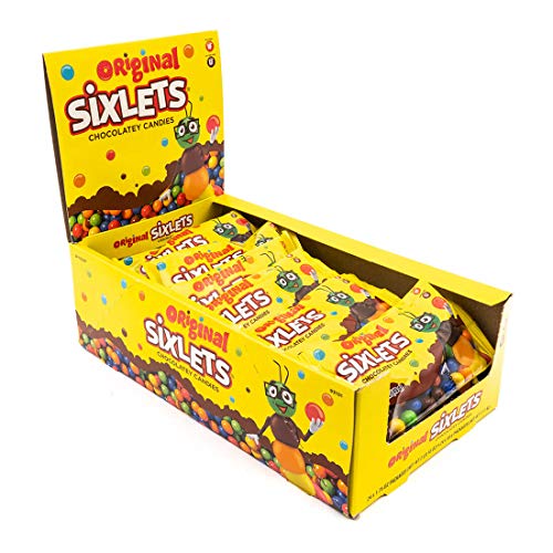 Sixlets Original Sixlets Chocolate Candy Box - 1.75 Ounces - Pack of 24